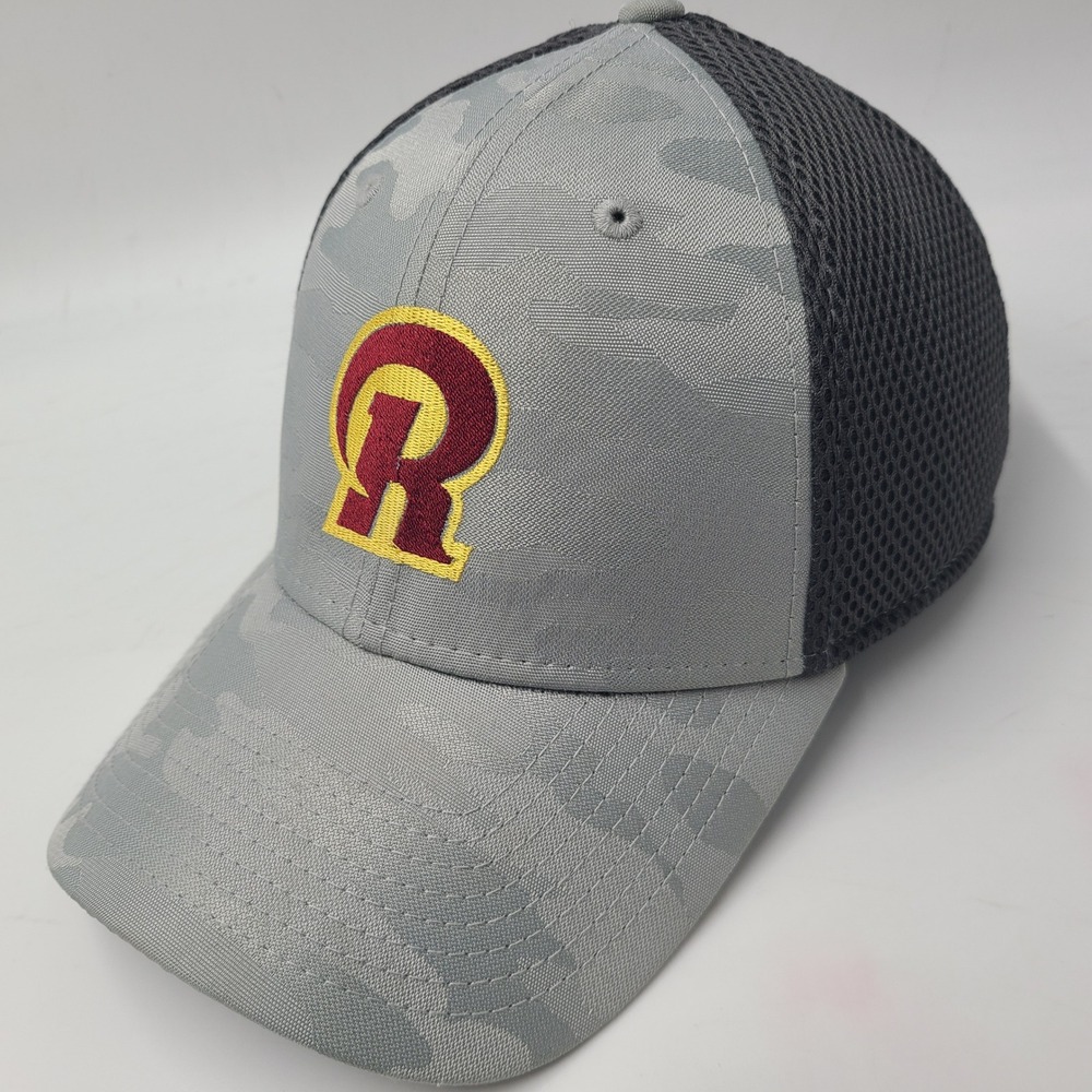 Washington Redskins Hat Fitted M-L Mesh New Era 39Thirty Gray Camo NFL Logo Men